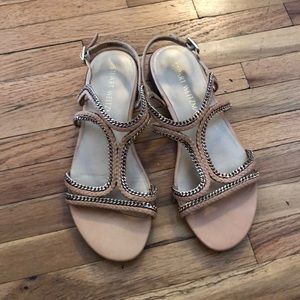 Stuart Weitzman Samoa sandal- beige size 6